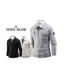 Stone Islan* 0025 포켓포인트 니트 자켓